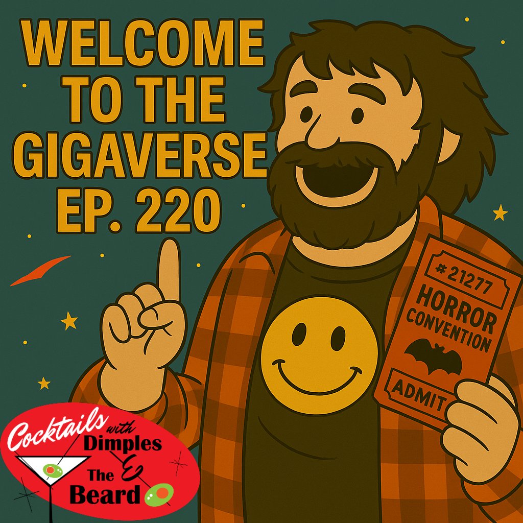 We have a brand new episode out now! Come join us in the Gigaverse, where we discuss shady horror conventions and how to make the podcast unique without resorting to overused gimmicks. Watch here: youtu.be/rm99R91Oaqs?si…