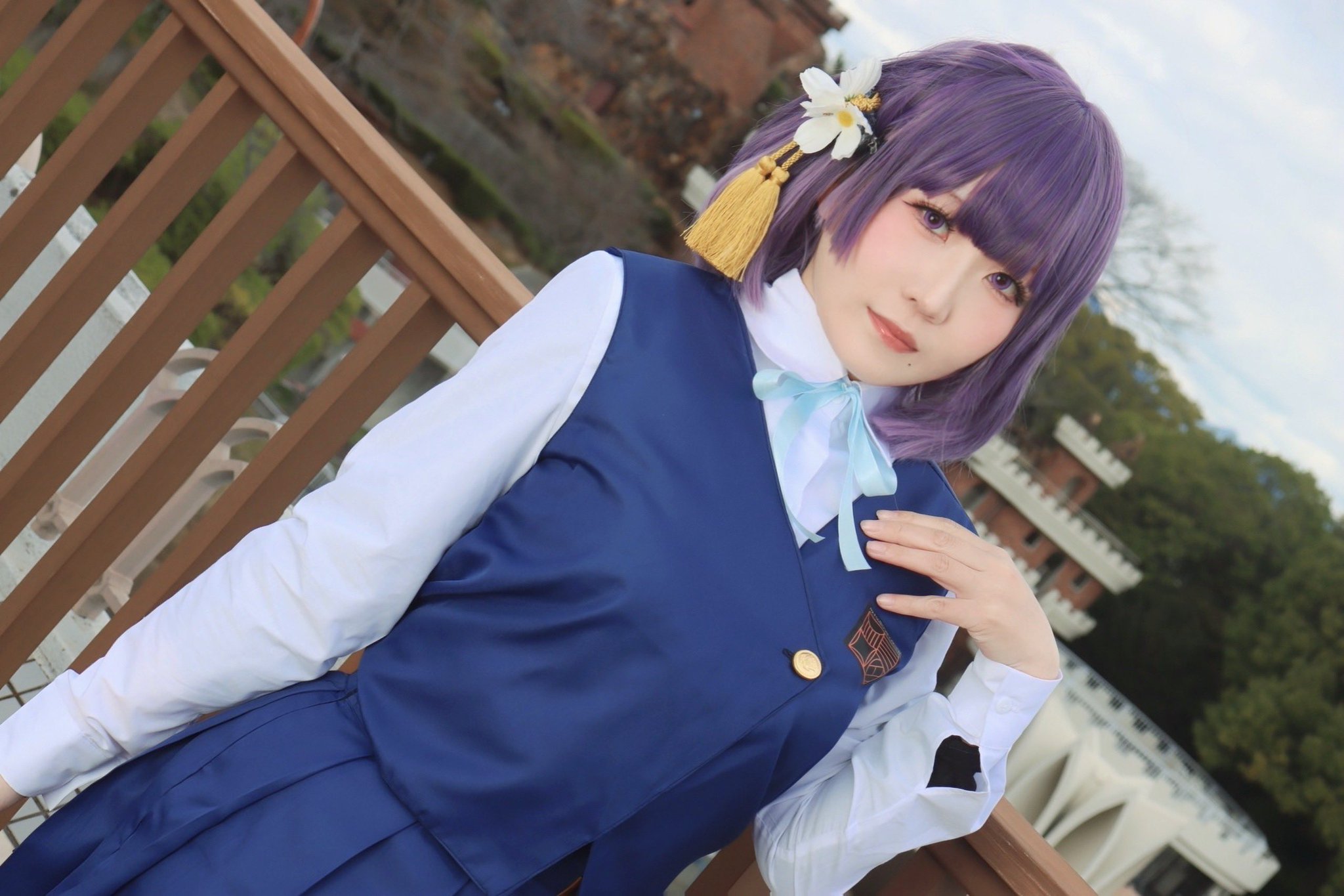 学園アイドルマスター コスプレ 学マス 秦谷美鈴 学園アイドルマスター 秦谷 美鈴 制服 コスプレ ウィッグ付き