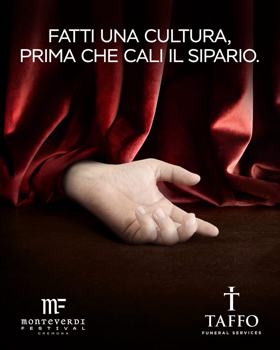 taffoofficial's tweet image. Dal 13 al 29 giugno al Monteverdi Festival a Cremona: opere, concerti, grandi artisti e tutta la meraviglia della musica barocca.
Non aspettare l’ultimo atto, scopri ora le date, gli spettacoli e tutto quello che devi sapere qui ➡️ monteverdifestivalcremona.it
adv