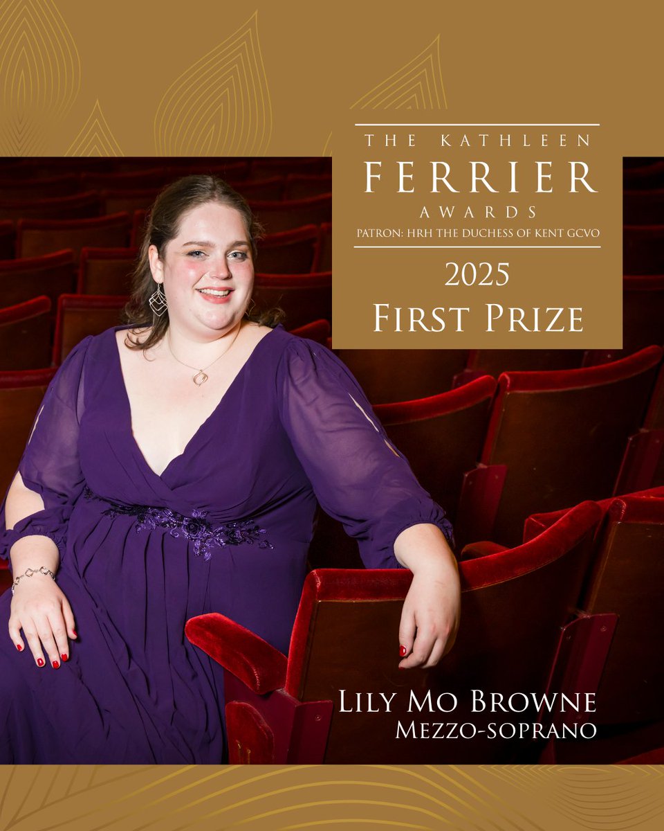 The Ferrier Awards (@ferrierawards) on Twitter photo The 70th Kathleen Ferrier Awards, 2025
First Prize winner, mezzo-soprano Lily Mo Browne
Emma Brown Photography
<a href="/wigmore_hall/">Wigmore Hall</a>
<a href="/KFSoc/">Kathleen Ferrier Soc</a>
<a href="/RCMLondon/">Royal College of Music</a>
<a href="/tenorbenjohnson/">Ben Johnson</a>
<a href="/DrakeCalleja/">Drake Calleja Trust</a> The 70th Kathleen Ferrier Awards, 2025
First Prize winner, mezzo-soprano Lily Mo Browne
Emma Brown Photography
<a href="/wigmore_hall/">Wigmore Hall</a>
<a href="/KFSoc/">Kathleen Ferrier Soc</a>
<a href="/RCMLondon/">Royal College of Music</a>
<a href="/tenorbenjohnson/">Ben Johnson</a>
<a href="/DrakeCalleja/">Drake Calleja Trust</a>