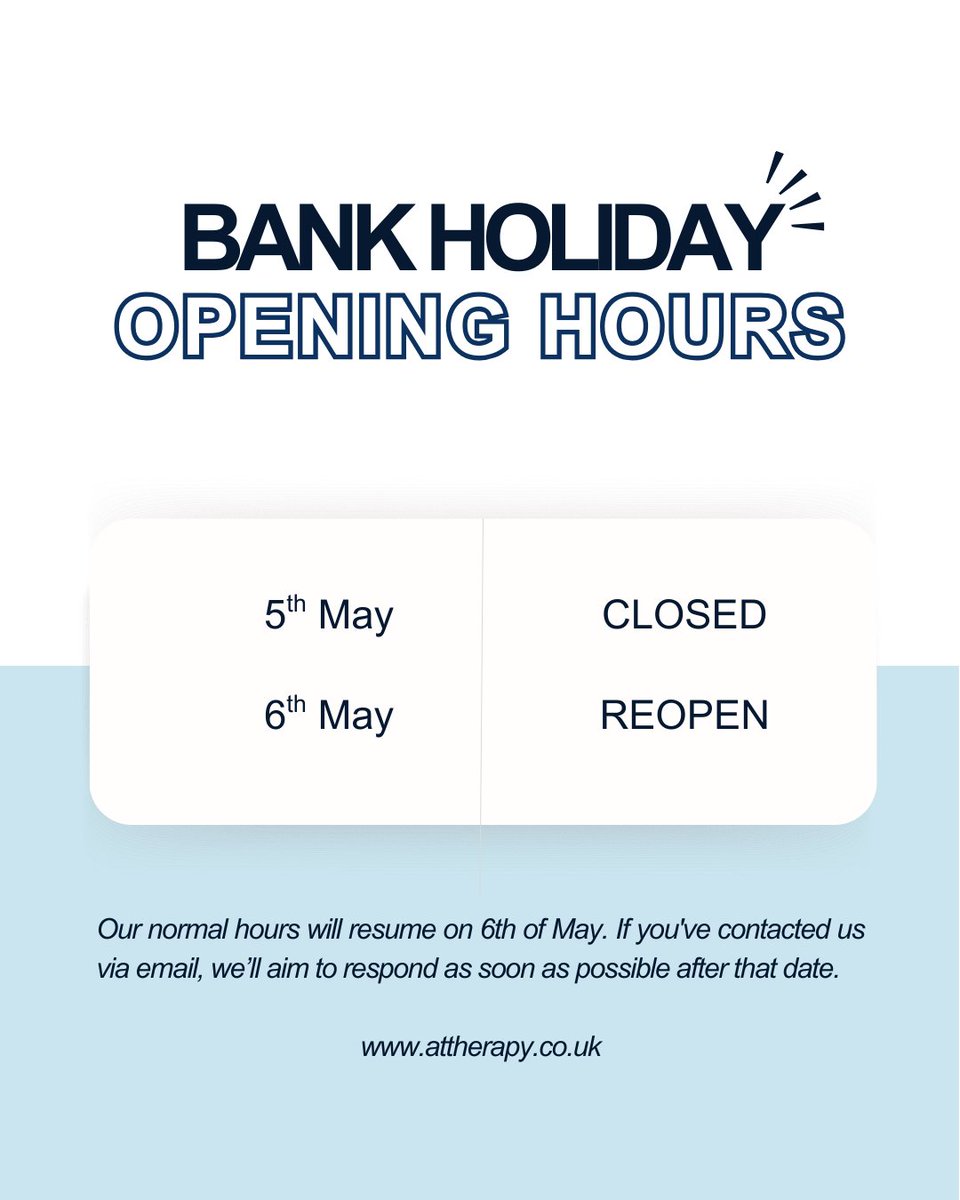 We'll be back to normal hours on Tuesday! Wishing you a wonderful long weekend!😊☀