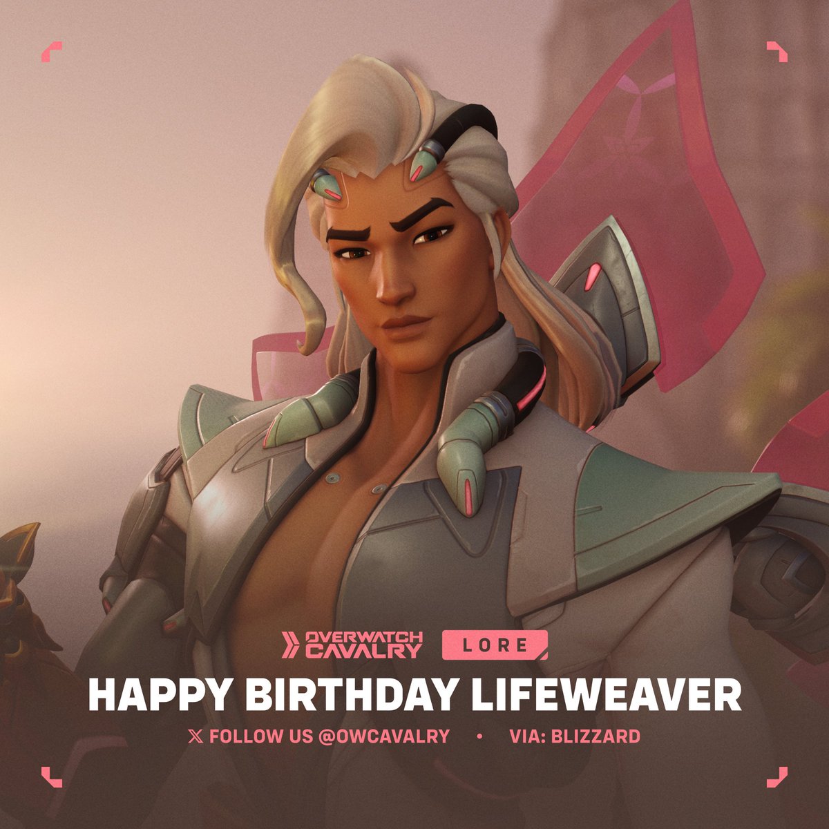 OWCavalry's tweet image. Happy Birthday to Lifeweaver, the radiant healer in #Overwatch2 🌸