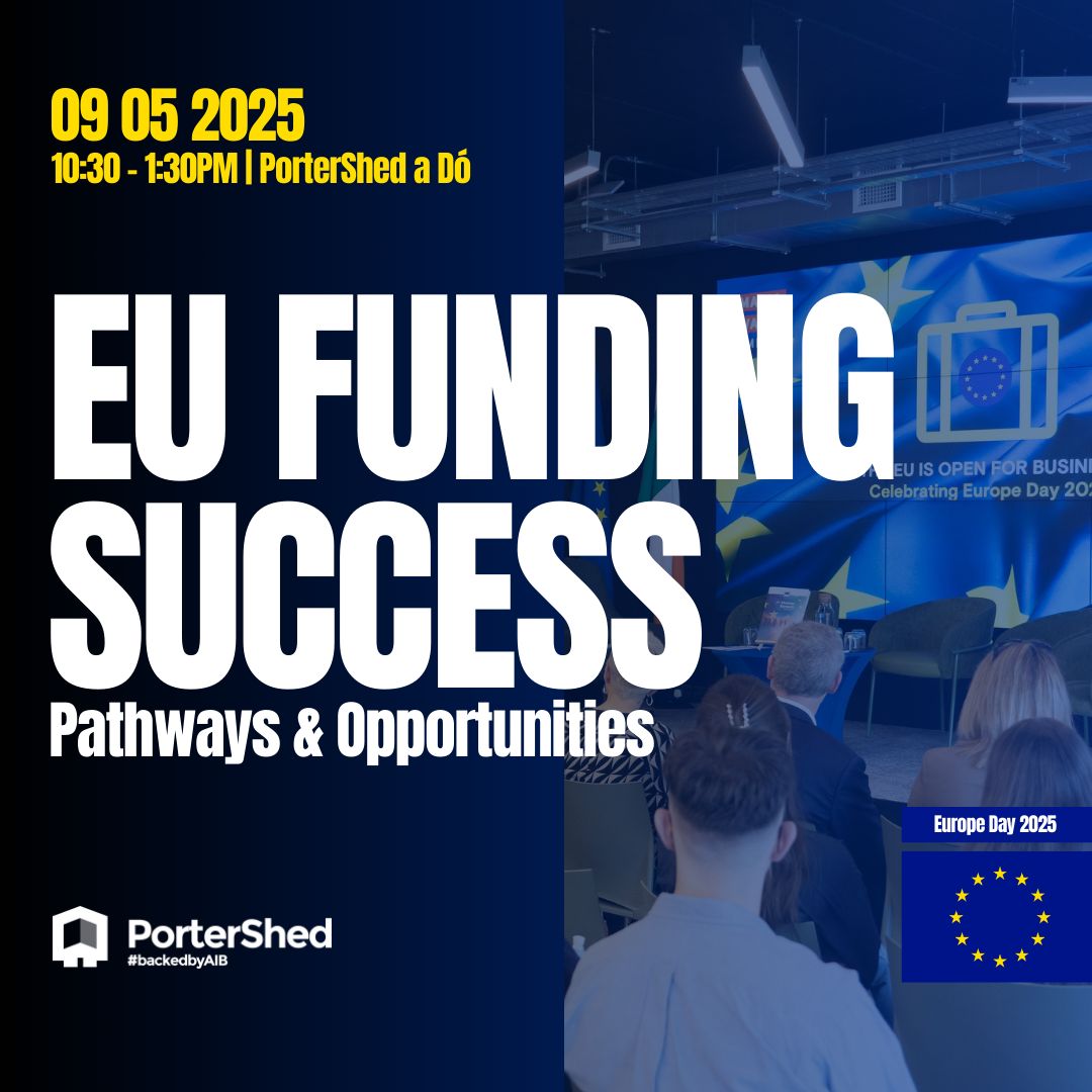 Galway Culture Company (@galwaycultureco) on Twitter photo This Europe Day 2025, <a href="/portershed/">PorterShed</a> & <a href="/galwaycultureco/">Galway Culture Company</a> will host a hybrid event focused on the theme of opportunity, collaboration, and impact through EU funding.
Friday, May 9th | 10:30am - 1:30pm
PorterShed a Dó, 15 Market St + Online (Hybrid)
Register: portershed.clr.events/event/138121:e… This Europe Day 2025, <a href="/portershed/">PorterShed</a> & <a href="/galwaycultureco/">Galway Culture Company</a> will host a hybrid event focused on the theme of opportunity, collaboration, and impact through EU funding.
Friday, May 9th | 10:30am - 1:30pm
PorterShed a Dó, 15 Market St + Online (Hybrid)
Register: portershed.clr.events/event/138121:e…