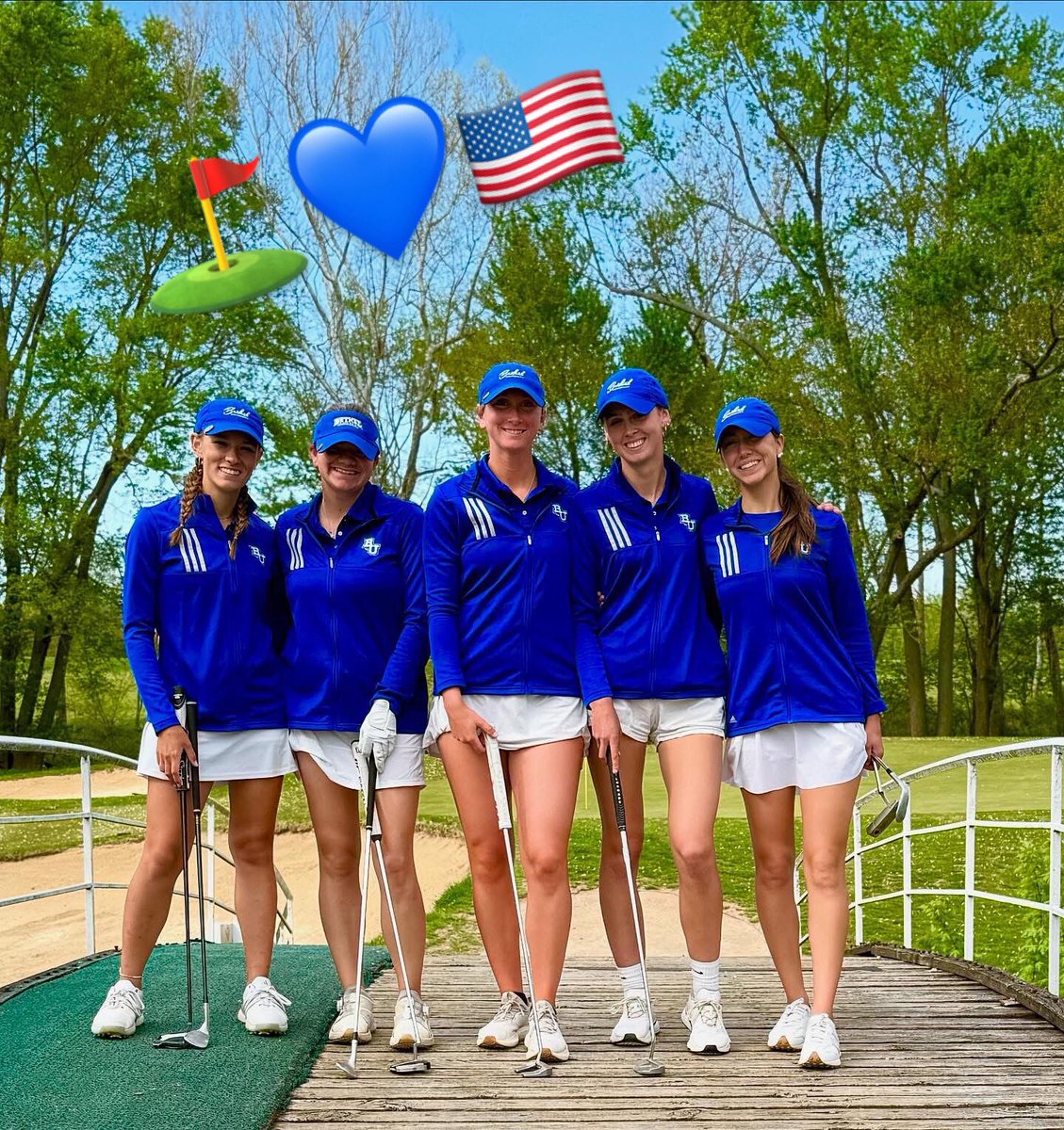 Love being in this Pilots Team 💙 Next up … 54 holes in The crossroads league women’s championship at Otter creek GC Columbus 💙⚓️⛳️🇺🇸
