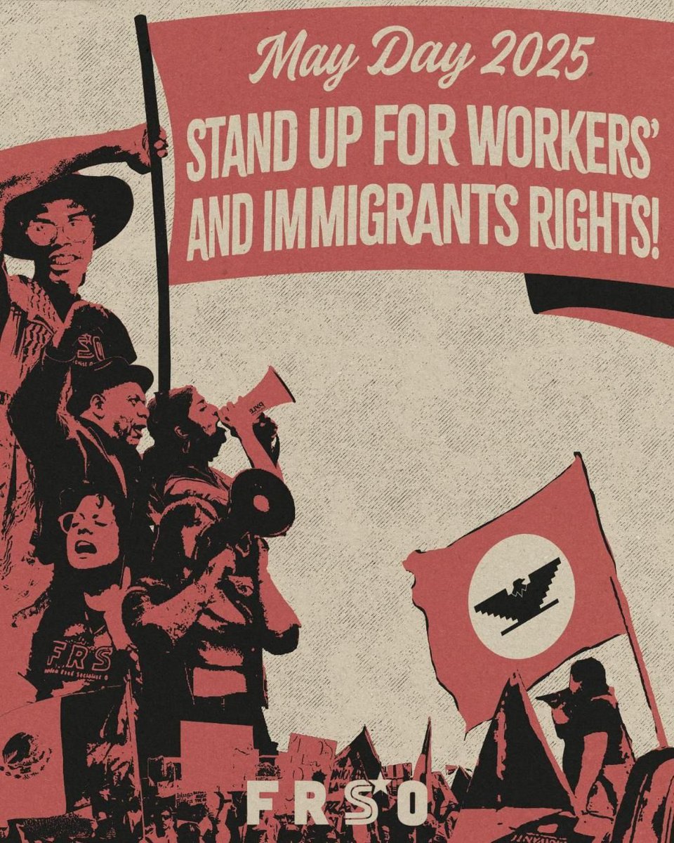freedomroadorg's tweet photo. May Day 2025: Stand up for workers and immigrants’ rights! 
Full statement 🔗 https://t.co/zhXhs0WJZ4 https://t.co/TjV5PTPY08