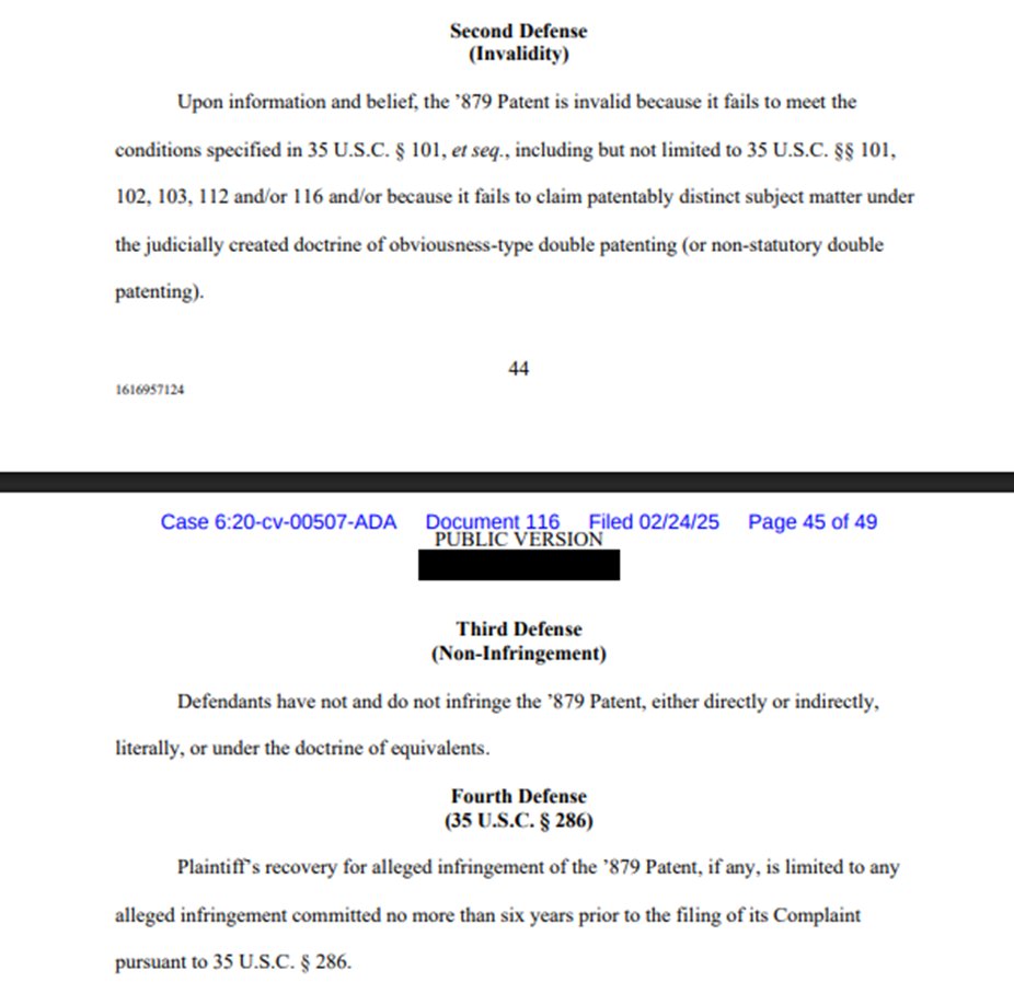 $Neon 
Interesting opening today. 
Doc 129 Order 99% killed the second defence from Samsung. They have until MAY 2th or friday to find a way for this to work and I really can't see how.

This defence is already hard after a loss in IPR and this makes it even harder.