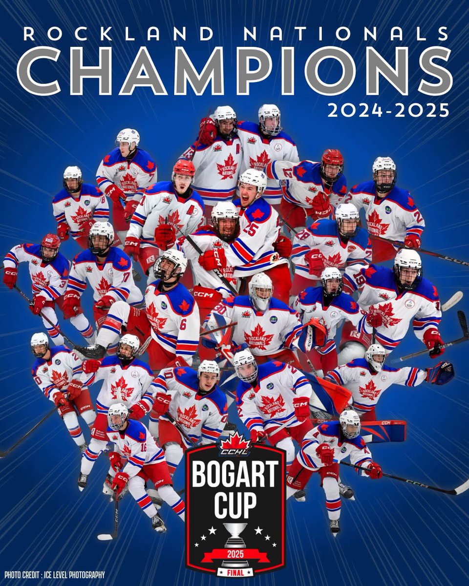 Congrats to Impact Alumni Alex Kelloway (Rockland Nationals, CCHL champs!) and Grayson Pardy &amp; Ryan Small (Carleton Place Canadiens, finalists)! Proud to see all 3 succeeding at the next level. #ImpactProud #BogartCup #CCHL