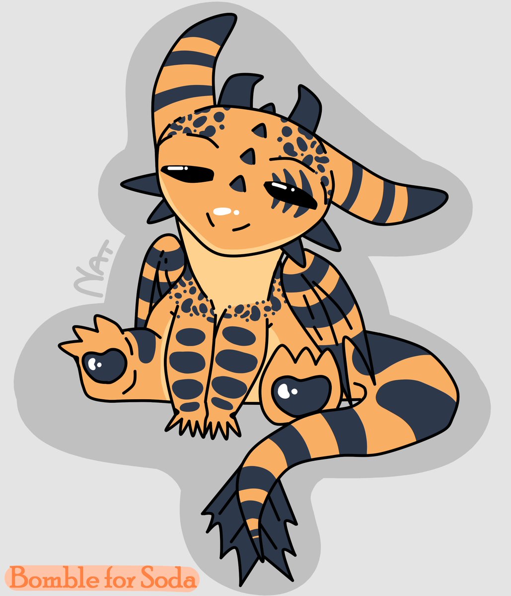Nat__1oza's tweet image. Did a little fanart of baby Bomble for @/Toothlesstism

#httyd #httydoc