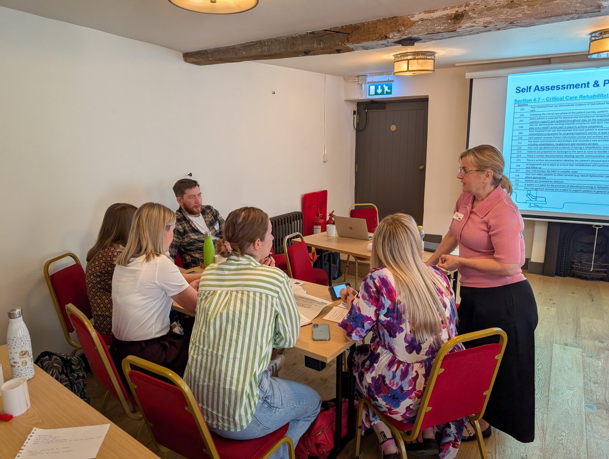 Hard at work agreeing what indicators show great rehab care #rehabulous