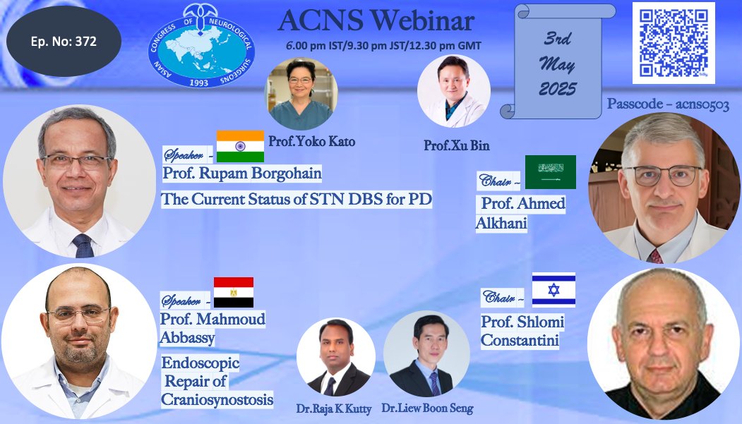 ACNS (Asian Congress of Neurological Surgeons) (@asiancns) on Twitter photo ๐๐๐๐ ๐ณ๐๐๐ - bit.ly/ACNSWebinar0503
๐๐ข๐ด๐ด๐ค๐ฐ๐ฅ๐ฆ - acns0503
๐ฑ๐๐๐ ๐๐ ๐๐๐๐ ๐๐ ๐๐๐ 3๐๐
๐๐ ๐ด๐๐ 6.00 ๐๐ ๐ฐ๐บ๐ป/ 9.30 ๐ท๐ด ๐ฑ๐บ๐ป ๐๐๐ ๐๐๐ <a href="/AsianCNS/">ACNS (Asian Congress of Neurological Surgeons)</a> ๐พ๐๐๐๐๐๐ ๐๐๐๐ ๐ณ๐๐๐ - bit.ly/ACNSWebinar0503
๐๐ข๐ด๐ด๐ค๐ฐ๐ฅ๐ฆ - acns0503
๐ฑ๐๐๐ ๐๐ ๐๐๐๐ ๐๐ ๐๐๐ 3๐๐
๐๐ ๐ด๐๐ 6.00 ๐๐ ๐ฐ๐บ๐ป/ 9.30 ๐ท๐ด ๐ฑ๐บ๐ป ๐๐๐ ๐๐๐ <a href="/AsianCNS/">ACNS (Asian Congress of Neurological Surgeons)</a> ๐พ๐๐๐๐๐๐