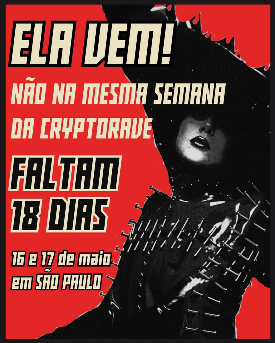 cryptorave's tweet image. ELA VEM! Não na mesma semana da CryptoRave!

Faltam 18 dias para o maior evento de segurança e criptografia aberto e gratuito do mundo!

Estamos trabalhando na versão 1.0 da programação para lançar ainda essa semana!
Fiquem de olho! 👀
2025.cryptorave.org