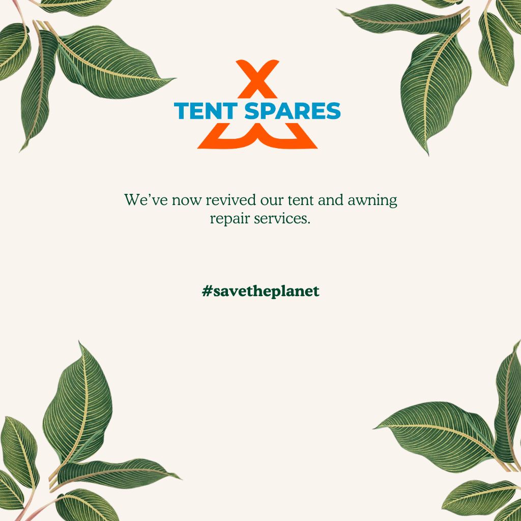 At Tent Spares we always believe in #SaveThePlanet hence the reason for creating spares so you can keep you tent for longer 🌍

We've now revived our tent and awning repair services 🛠️ You can either drop it off or send your item to us.

Find out more..

🔗tentspares.co.uk/pages/repairs