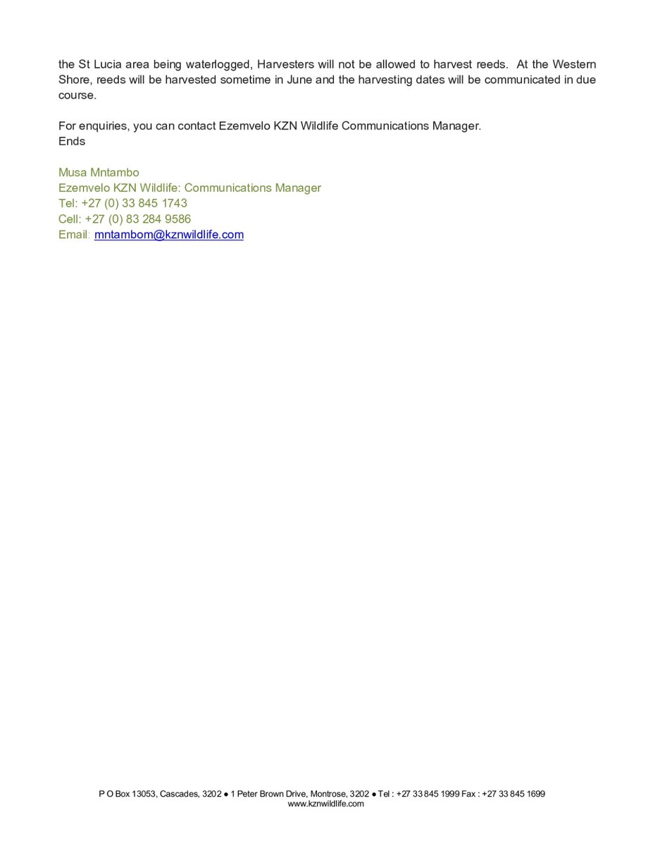 Media Statement 
28 April 2025