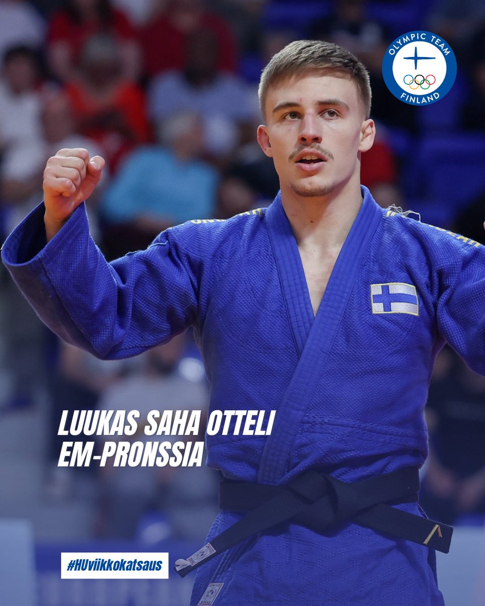 Huippu-urheilun viikkokatsauksessa: 

🥉Luukas Saha otteli EM-pronssia
🔥Kalle Rovanperä ajoi voittoon Espanjassa
🥉Cheerleadingista MM-pronssia
🔝Leijonat lupaavassa vireessä kohti MM-kisoja

🔗 olympiakomitea.fi/ajankohtaista/…

📸Carlos Ferreira / European Judo Union