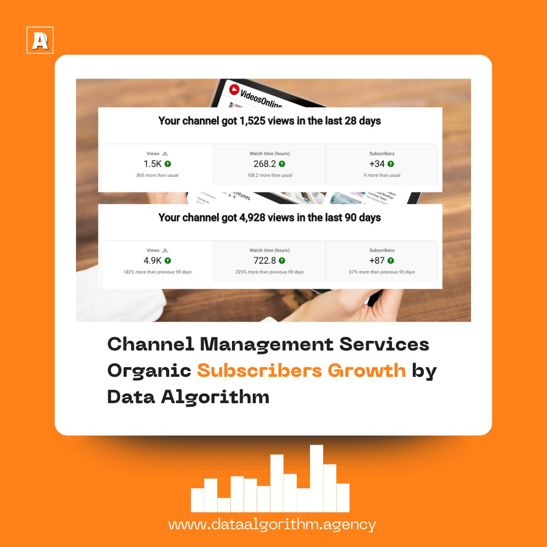 dataalgorithm's tweet image. 100% Organic - Best Youtube Growth Services To Buy Online by Data Algorithm dataalgorithm.agency

#youtubechannelsubscribe 
#youtubechannelmanagement 
#youtubegrowthsecrets 
#youtubechannelgrowthservice 
#youtubemarketing #growthmanager