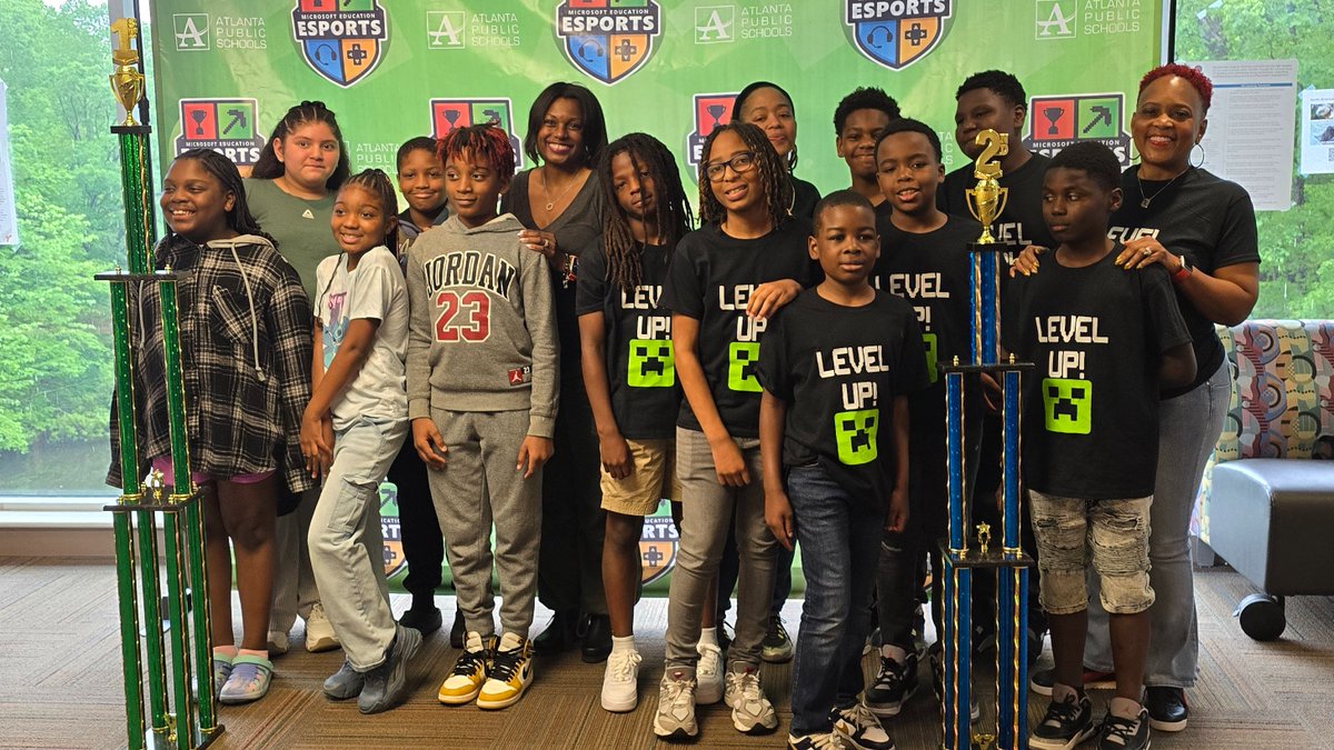 APS IT Department (@apsinstructtech) on Twitter photo 🌟 Congratulations to our <a href="/apsupdate/">ATL Public Schools</a> 1st(<a href="/APSDobbs/">J.W. Dobbs ES</a>) and 2nd(<a href="/APSTAGAcademy/">Tuskegee Airmen Global Academy</a>) place <a href="/PlayCraftLearn/">Minecraft Education</a> #Esports Elementary winners! 🥇🥈 The competition was intense, and the scores were incredibly close! We're so proud of all our amazing participants in the 2024-2025 season! 🎮✨ 🌟 Congratulations to our <a href="/apsupdate/">ATL Public Schools</a> 1st(<a href="/APSDobbs/">J.W. Dobbs ES</a>) and 2nd(<a href="/APSTAGAcademy/">Tuskegee Airmen Global Academy</a>) place <a href="/PlayCraftLearn/">Minecraft Education</a> #Esports Elementary winners! 🥇🥈 The competition was intense, and the scores were incredibly close! We're so proud of all our amazing participants in the 2024-2025 season! 🎮✨