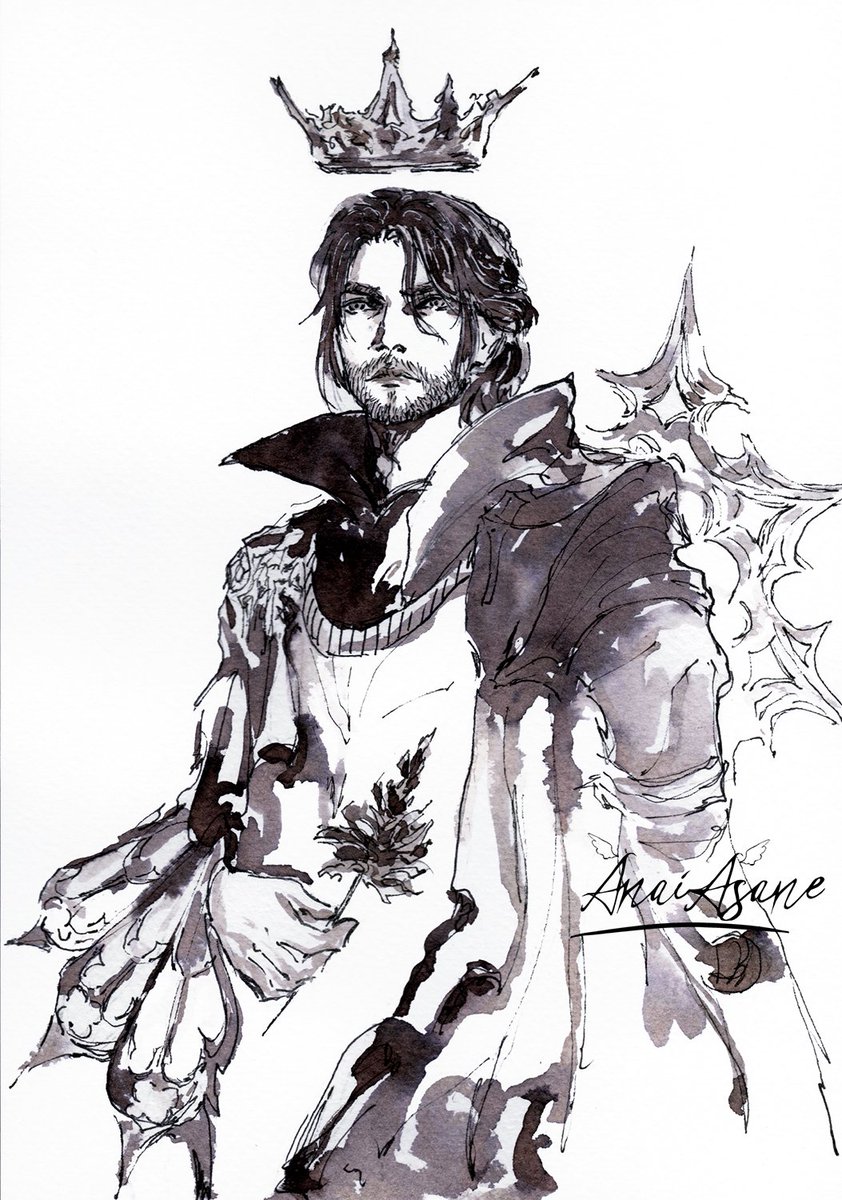 AnaiAsane's tweet photo. #Noctis #NoctisLucisCaelum #FFXV #FinalFantasyXV #fanart #inktober https://t.co/yEM73br44I