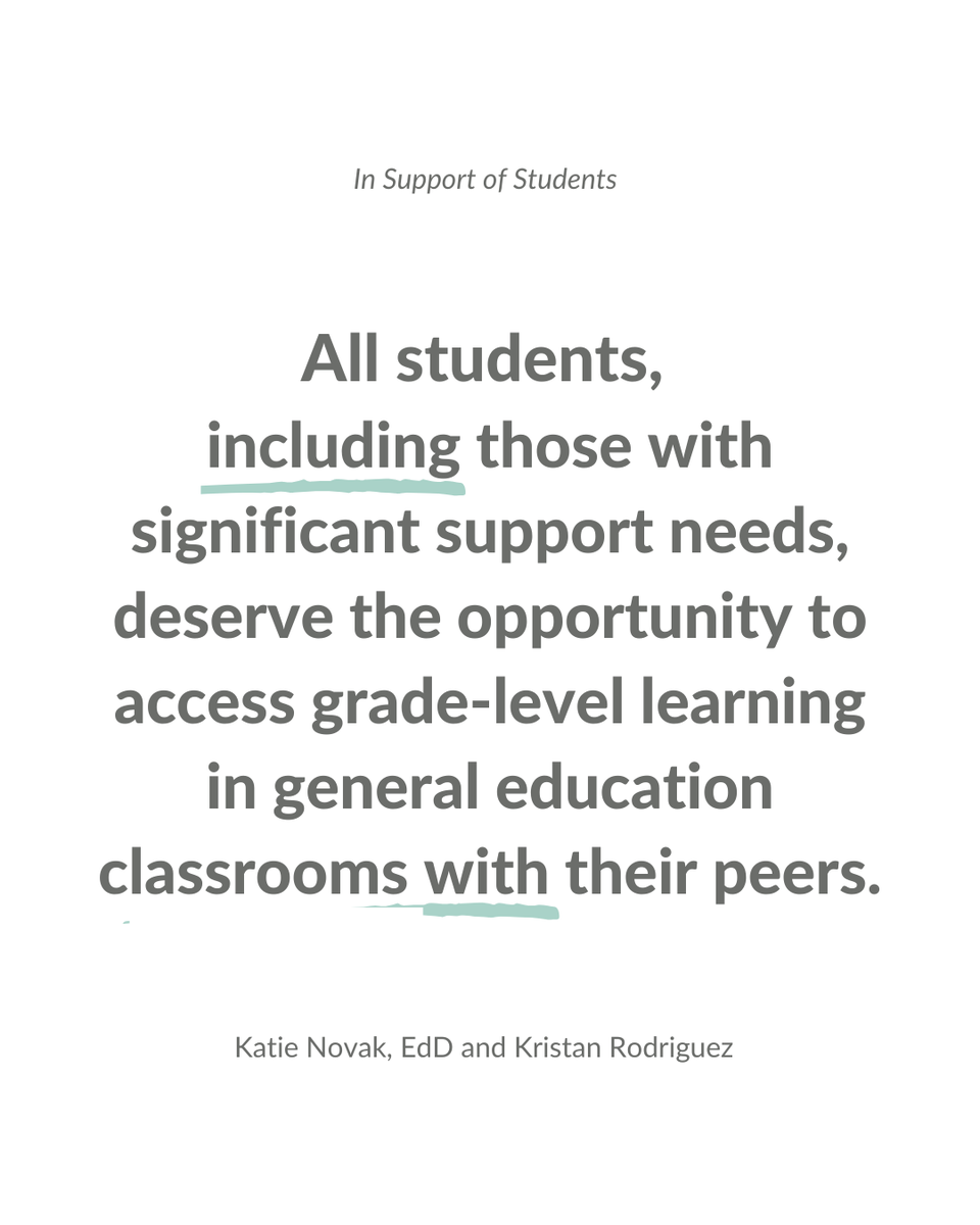 No one likes change, but everyone likes improvement. 

We need to help both gen and special educators recognize that change is worthwhile; we need to be strategic.

As we build awareness of UDL, it must be clear that we NEED practices and placements that benefit all learners.