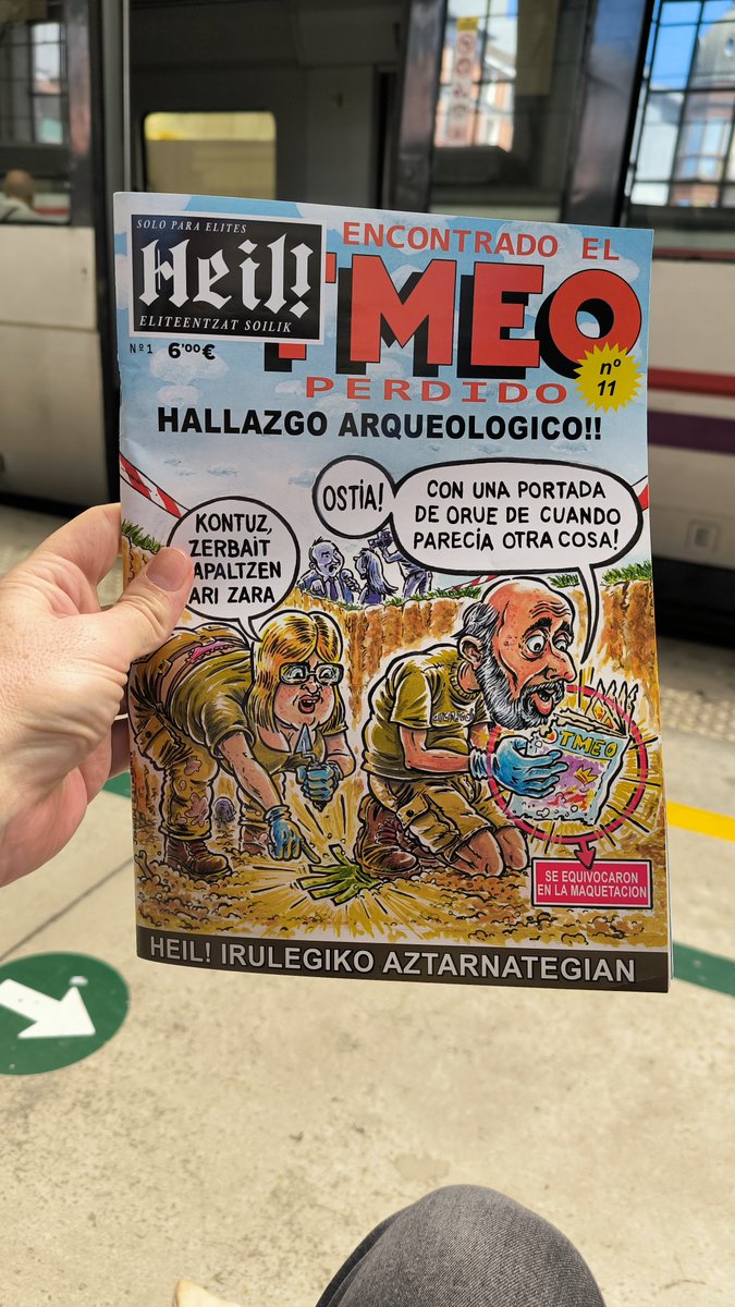 <a href="/Aritzmarrazki/">Aritz Iri</a> no ha podido llegar mejor día, el día del kaos. No tengo como viajar pero gracias a ti voy a estar entretenido 😘
Mila Esker