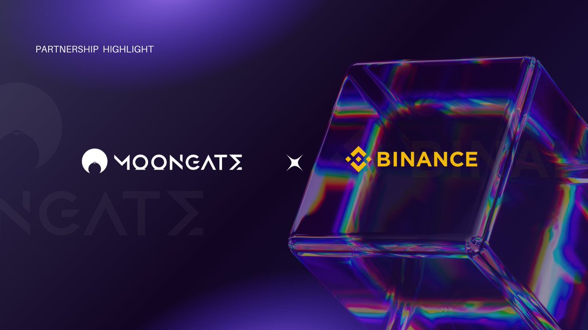 Moongate 🤝 Binance

Scaling Global Crypto Communities

Thrilled to announce our long-term partnership with @Binance – Moongate’s end-to-end, Web3 smart campaign technology will fully power over 1,000+ Binance events worldwide annually!

📍 Binance Clubhouse <a href="/token2049/">TOKEN2049</a>