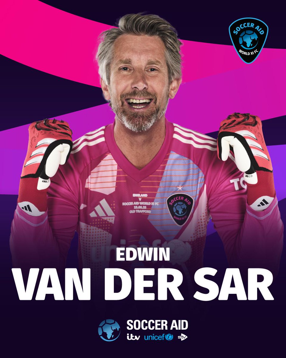 Soccer Aid (@socceraid) on Twitter photo Edwin Van der Sar back where he belongs! 🙌
🏟️ Old Trafford, Manchester
🗓️ 15th June
🎟️ bit.ly/4cP4MKG
<a href="/vdsar1970/">Edwin van der Sar</a> | <a href="/ManUtd/">Manchester United</a> Edwin Van der Sar back where he belongs! 🙌
🏟️ Old Trafford, Manchester
🗓️ 15th June
🎟️ bit.ly/4cP4MKG
<a href="/vdsar1970/">Edwin van der Sar</a> | <a href="/ManUtd/">Manchester United</a>