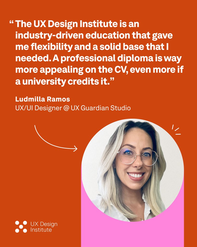 Our Professional Diploma in UX Design combines real‑world projects with flexible, industry‑backed learning so you can confidently showcase your expertise (and earn that university credit).⁠
⁠
🔗: l8r.it/pZey 🚀⁠
⁠
#UXjobs #UX #Design #Tech