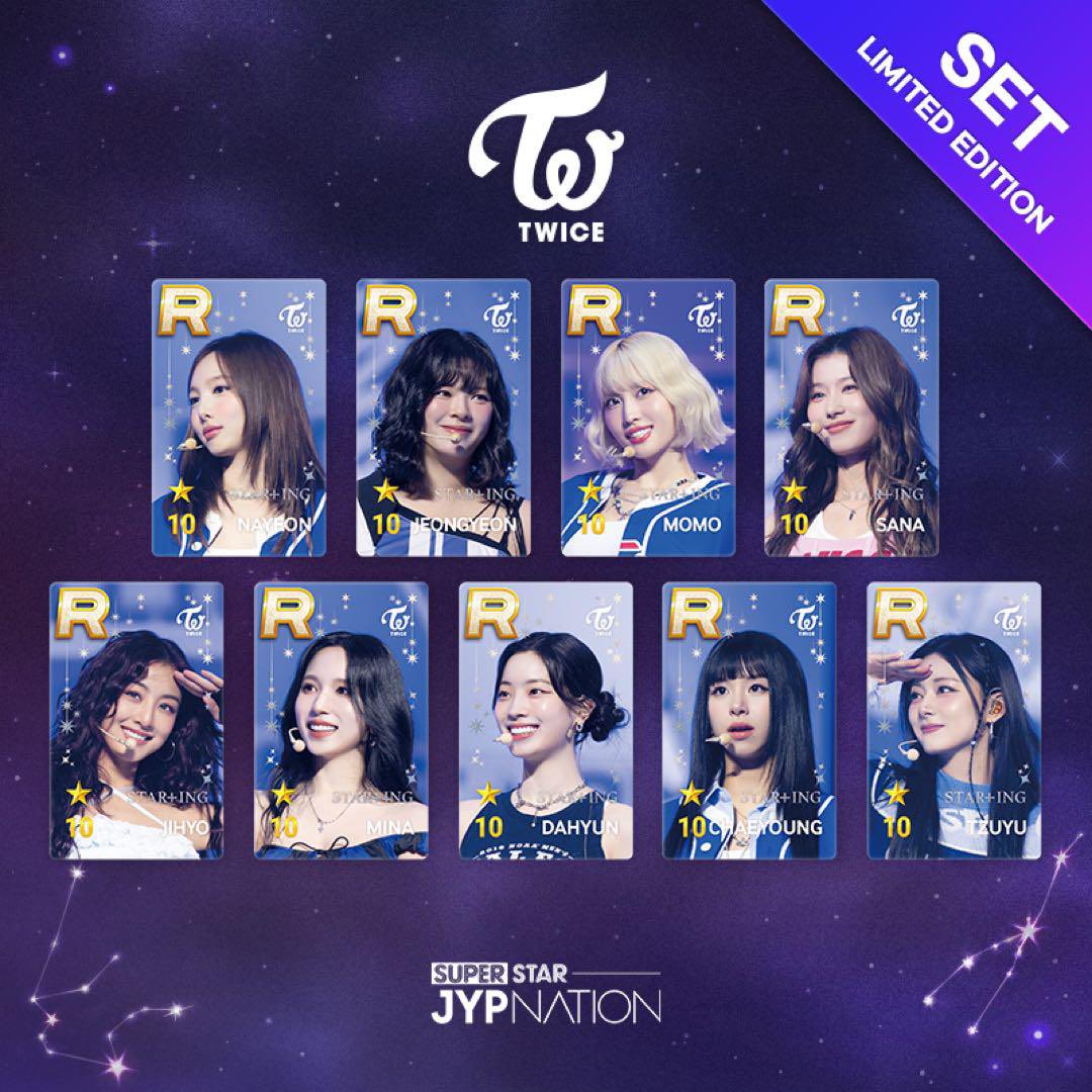 TWICE ssjyp リアルカード トレカ サナ star+ing - メルカリ