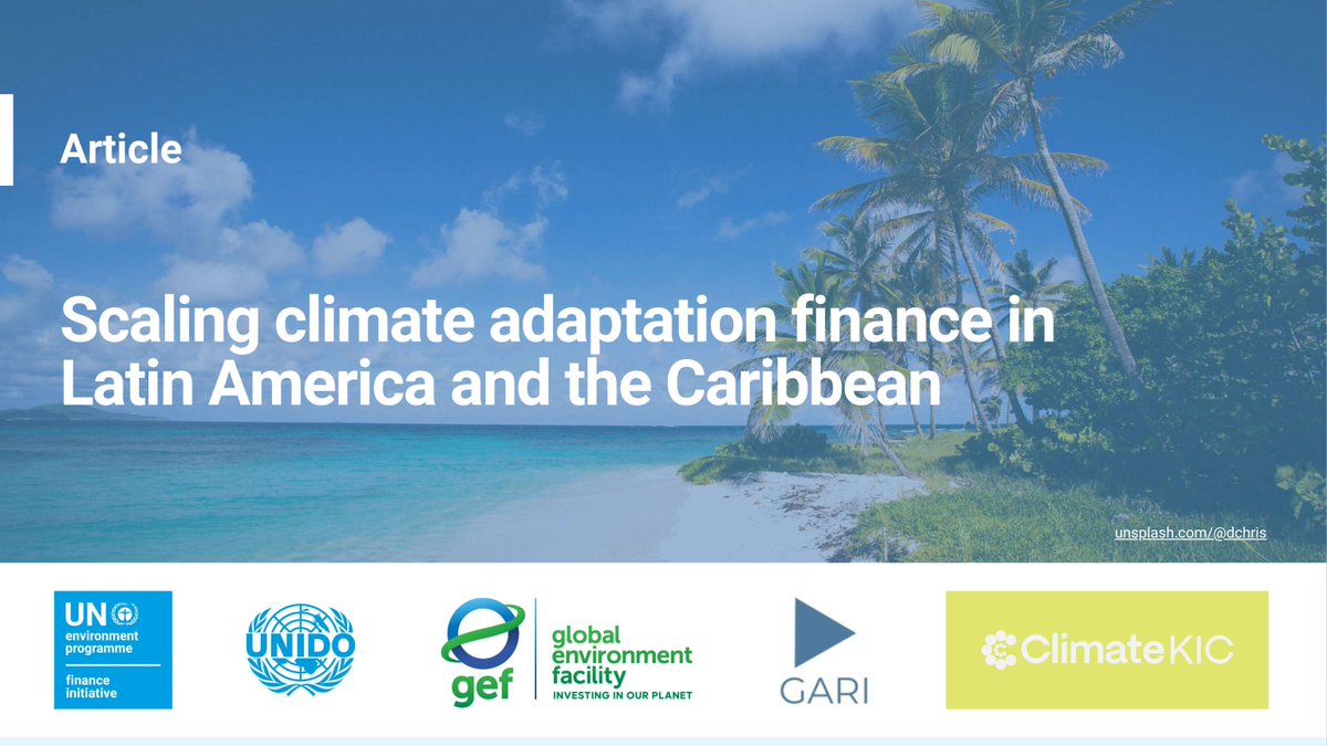 UNEP Finance Initiative (UNEP FI) (@unep_fi) on Twitter photo Earlier this month, at the UNEP FI Regional Roundtable, leaders explored how sustainable finance taxonomies can scale climate adaptation in Latin America and the Caribbean. 
📖 Explore the key takeaways here ow.ly/SETa50VHE8b
#SustainableFinance #ClimateAdaptation Earlier this month, at the UNEP FI Regional Roundtable, leaders explored how sustainable finance taxonomies can scale climate adaptation in Latin America and the Caribbean. 
📖 Explore the key takeaways here ow.ly/SETa50VHE8b
#SustainableFinance #ClimateAdaptation