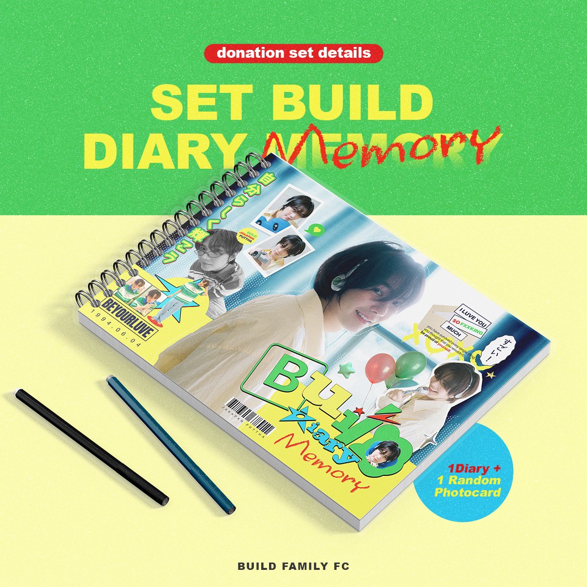 หน้าปก Build Diary Memory สุดคิวท์มาแล้วว~
พร้อมด้านในที่อัดแน่นไปด้วยความน่ารักและหล่อเท่ แล้วก็มีให้เขียนไดอารี่ของตัวเองด้วยน้าา 🎉🎂💙

DONATION 👇🏻

🔗 docs.google.com/forms/d/e/1FAI…

Build Diary Memory is here~
Full of cute vibes inside, plus a little space for your own diary too!