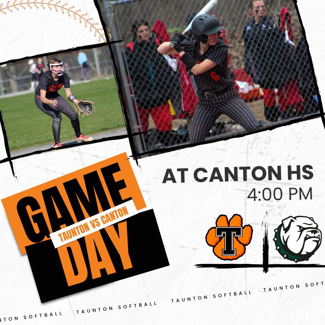 THS Softball (@tauntonsoftball) on Twitter photo GAME DAY ‼️
🥎 Canton
📍 Canton HS
⌚️ 4:00 PM
<a href="/CamMerritt_News/">Cameron Merritt</a> <a href="/BostonHeraldHS/">Danny Ventura</a> <a href="/HockomockSports/">HockomockSports</a> <a href="/Taunton_Schools/">Taunton Public Schools</a> <a href="/GlobeSchools/">Boston Globe Schools</a> <a href="/MIAA033/">MIAA</a> GAME DAY ‼️
🥎 Canton
📍 Canton HS
⌚️ 4:00 PM
<a href="/CamMerritt_News/">Cameron Merritt</a> <a href="/BostonHeraldHS/">Danny Ventura</a> <a href="/HockomockSports/">HockomockSports</a> <a href="/Taunton_Schools/">Taunton Public Schools</a> <a href="/GlobeSchools/">Boston Globe Schools</a> <a href="/MIAA033/">MIAA</a>