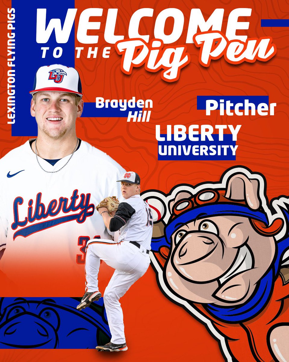 Let’s kick off the week with a bang!  Welcome to the 2025 Pigs, Brayden Hill.  Brayden is a Pitcher at Liberty University and played his high school ball at North Davidson.  We are excited to watch Brayden bring the THUNDER this summer!  Welcome Brayden.