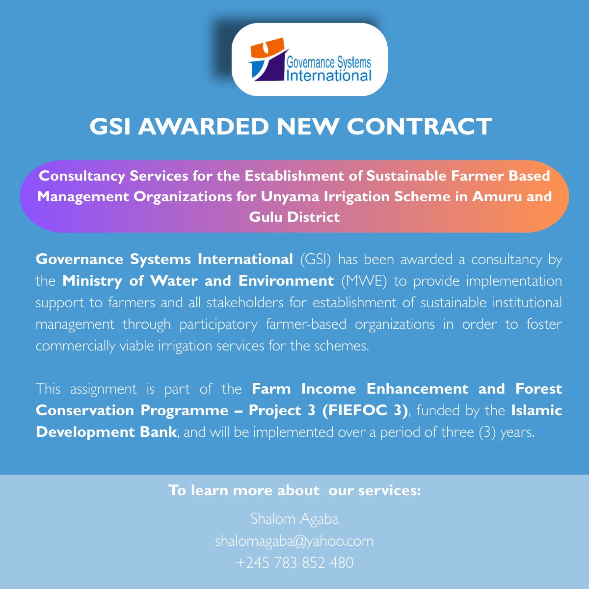 Governance Systems International tweet media