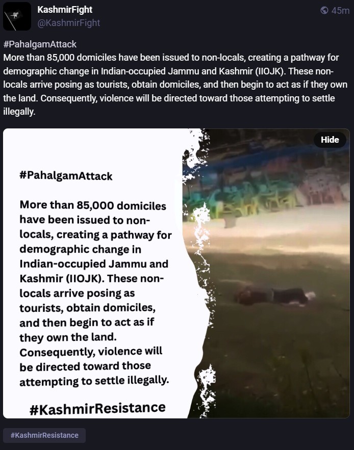 zahirak7's tweet image. #ExposePakTerrorState
#PakistanBackedTerrorism