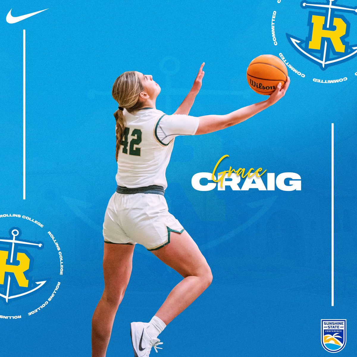I am so excited to announce that I will be continuing my academic and athletic career at Rollins College. I want to thank Coach Wilkes and Coach Berry for this amazing opportunity. Go Tars 💛💙