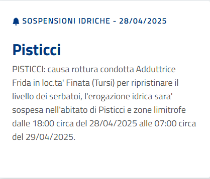 Città di Pisticci tweet media