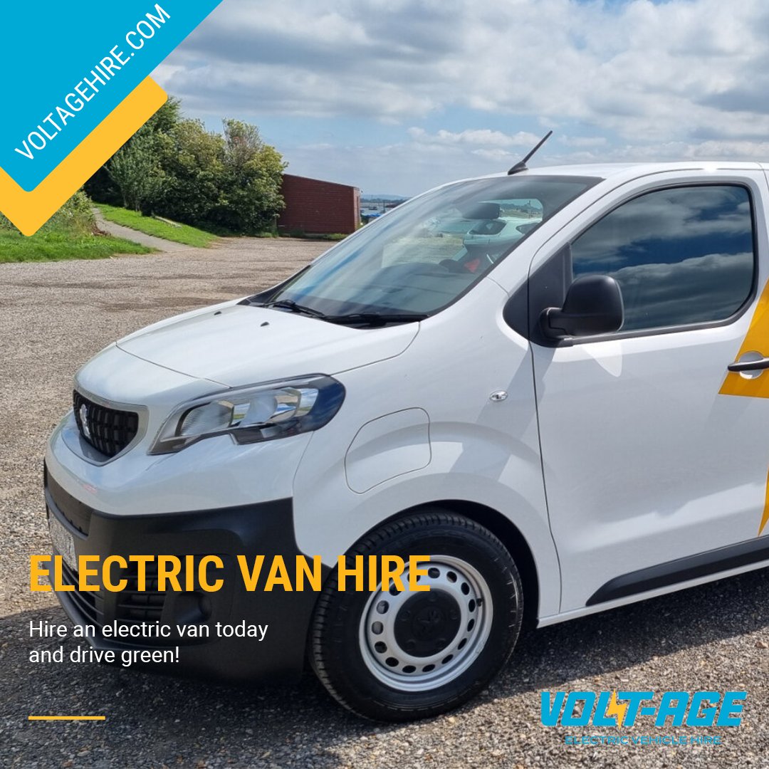Did you know we also offer electric van hire? Cut emissions &amp; lower costs with our latest emission-free models! 🌱💼 Need a short-term lease? Test an electric van today &amp; reduce your carbon footprint. Book now! 🚛🔋  
#Voltage #ElectricVanHire #GoGreen