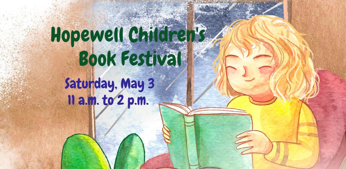 NB_Kennedy's tweet image. The Hopewell (NJ) Children's Book Festival is coming up this Saturday! Storytimes, book chats, crafts, cookies, giveaways and more. Gazebo Park (N. Greenwood & Columbia Aves., Hopewell, NJ 08525). Info at the Hopewell Public Library: 609-466-1625. @NYRBooks @WWNortonLibrary