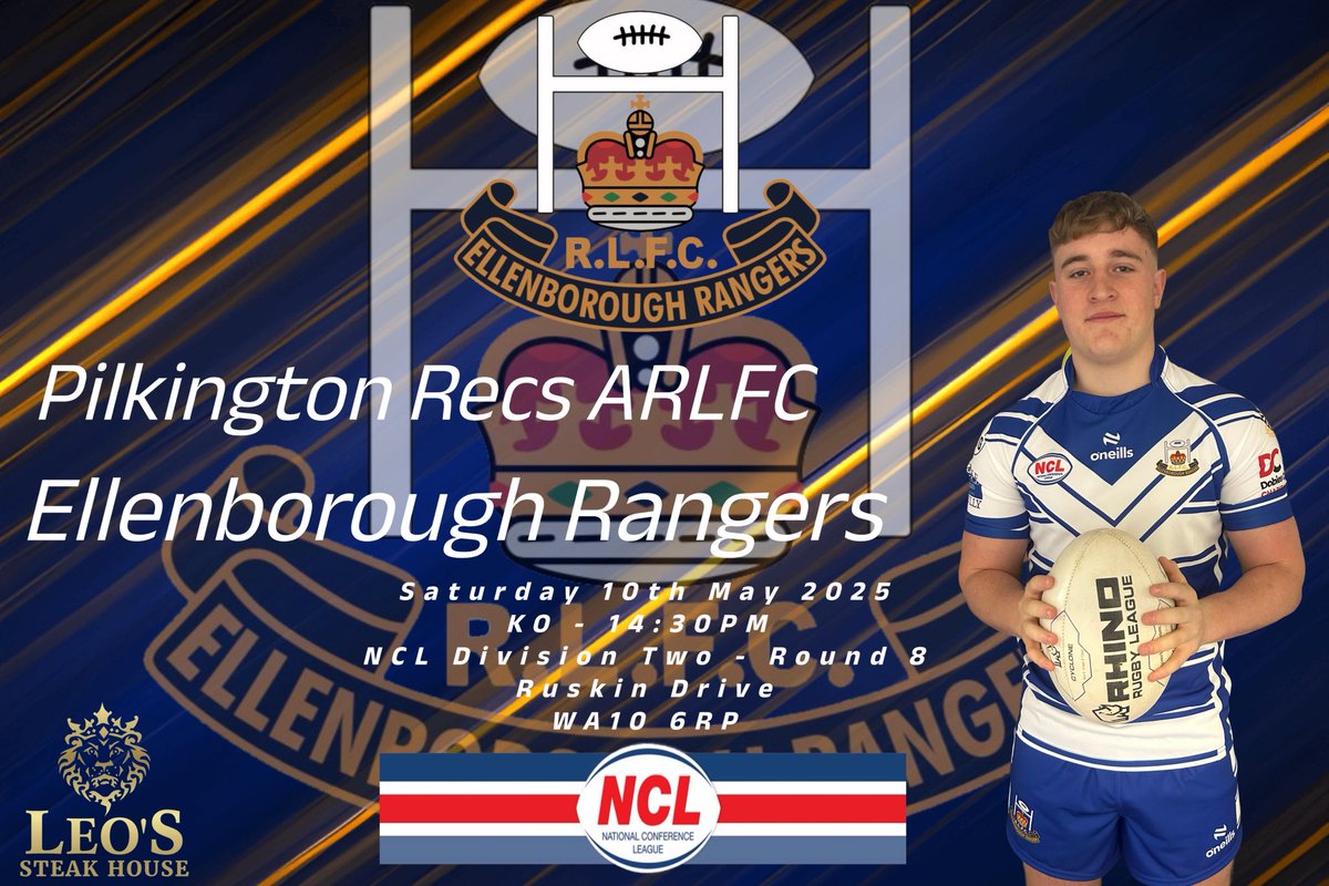 ElbraRangers's tweet photo. 🟦⬜️ FIXTURE UPDATE ⬜️🟦

This weekend sees a week off due to the @SuperLeague Magic Weekend!

All the weekends fixtures will be shown live in the club 🏉 🍻 

Next Up ⬇️

🏆 @OfficialNCL - Div 2 - Rd 8

📅 Sat 10th May

🆚 @PilksRecsARLFC (A)

🏟️ Ruskin Drive - WA10 6RP

🔵⚪️🔵 https://t.co/nOVw0SoT25