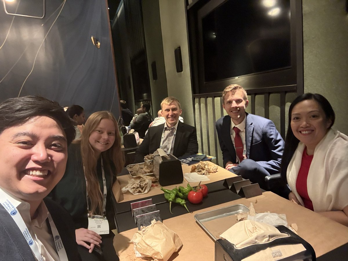 Nice team lunch at Miznon at the Palazzo while attending #AUA2025 in #LasVegas