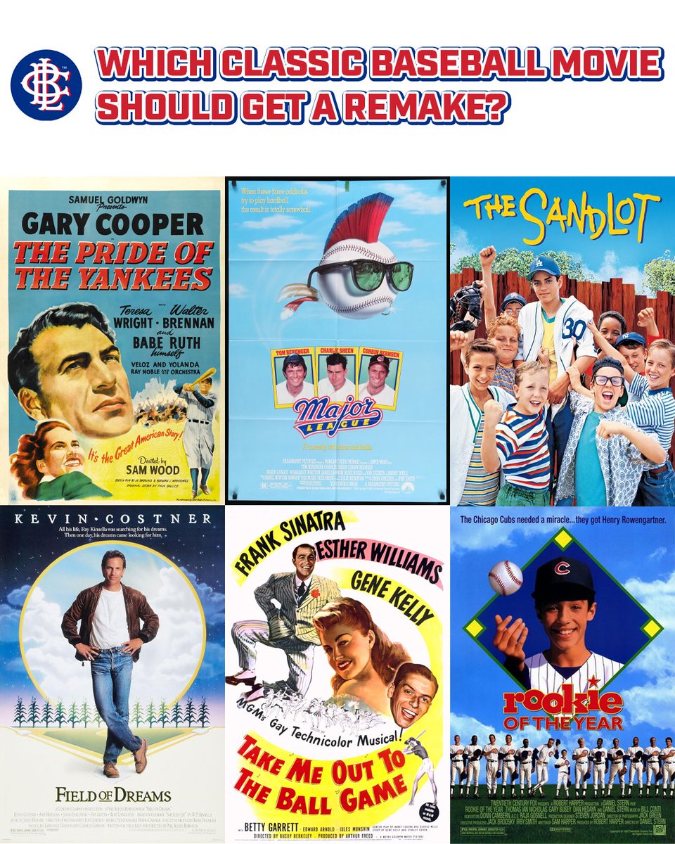 Which of these classic baseball films are due for a refresh? #BigLeagueChew