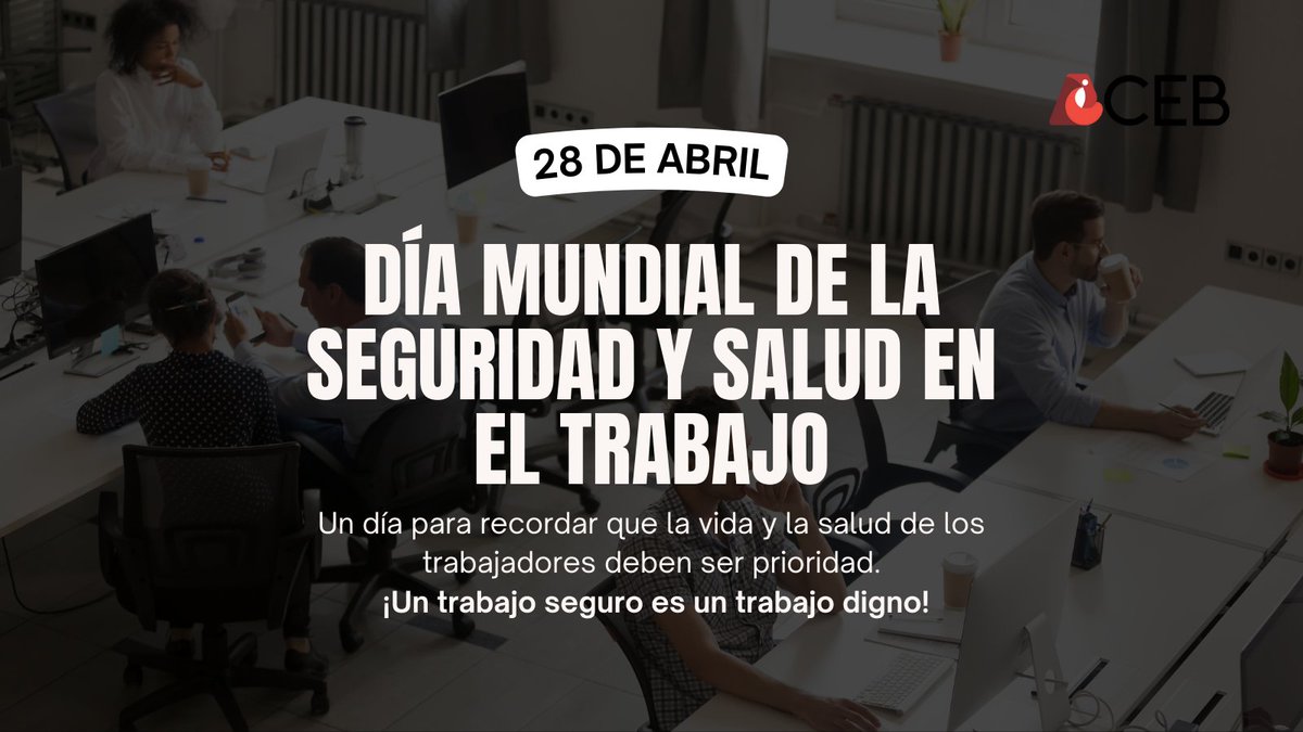 ¿Quién cuida de ti mientras tú sacas adelante el trabajo?🤔
Hoy, en el DÍA MUNDIAL DE LA SEGURIDAD Y SALUD EN EL TRABAJO, hablemos de lo que significa trabajar y cuidarse.
Un hilo que debes leer: 🧵
-
-
<a href="/cutcolombia/">Central Unitaria de Trabajadores</a> <a href="/uniglobalunion/">UNI Global Union</a> <a href="/uniamericas/">UNI Américas</a>