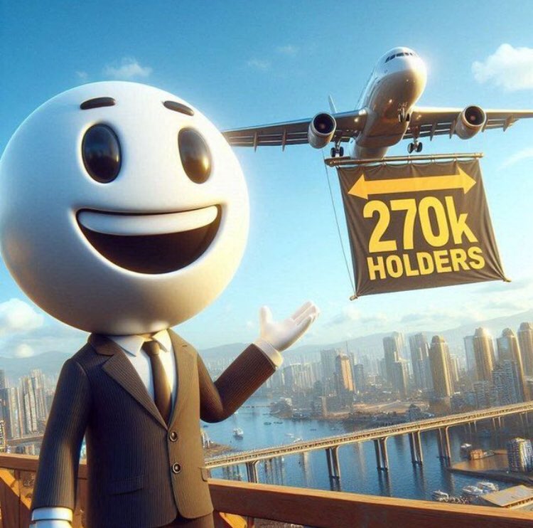 #WeLoveMemeX 270K holders target 1M holders we will dominate the market 💪💪💪