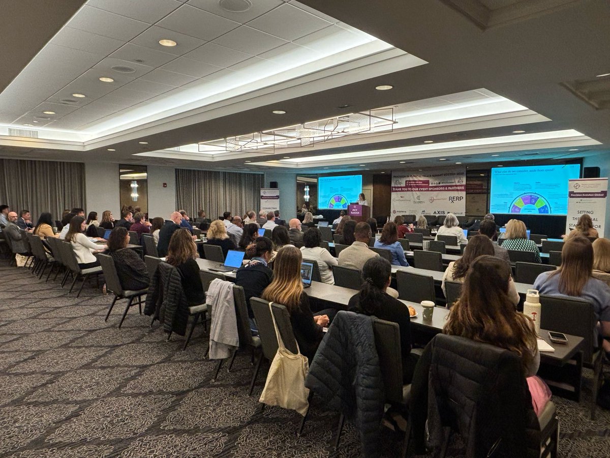We’re kicking off Day 1 at #PCTSummit2025 with Stef James, Head of Operational Data Strategy at AstraZeneca!

Session: Data-Driven Decision Making in Clinical Trial Acceleration — smarter, faster trials ahead.
📅 28 April 2025