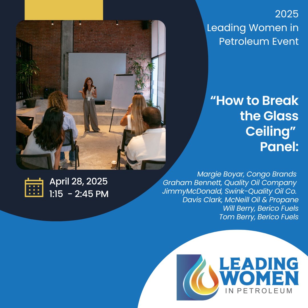 NCPCM's tweet image. 💥 Break the Glass Ceiling!
Up next: our powerhouse panel on leadership &amp;amp; advancement in the industry. You won’t want to miss it!
🕐 1:15–2:45 PM
#LWIP2025 #LeadershipPanel #WomenInEnergy