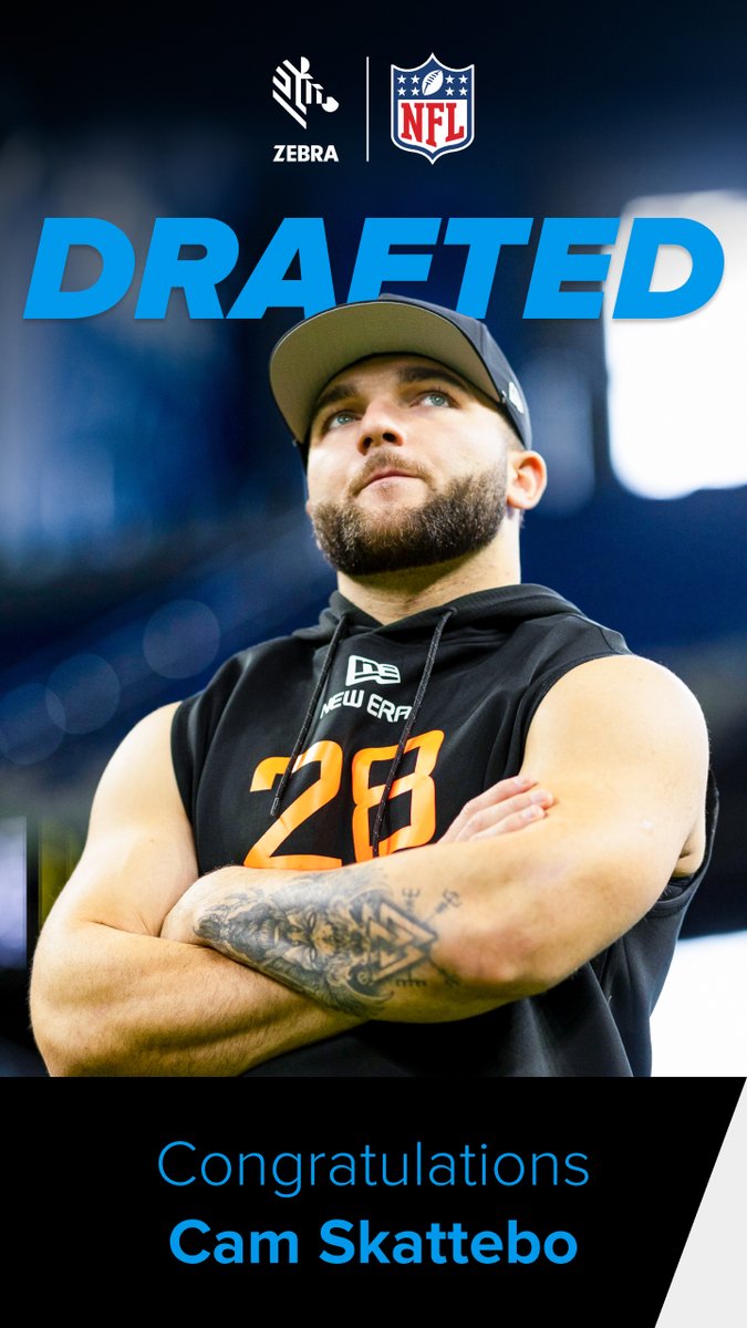Zebra Sports (@zebrasports) on Twitter photo Congratulations to <a href="/camskattebo5/">cameron skattebo</a> on being drafted by the <a href="/Giants/">New York Giants</a>! Stay tuned for this summer as he gets ready for his rookie season. ๐
#NFLDraft #NFLDraft2025 Congratulations to <a href="/camskattebo5/">cameron skattebo</a> on being drafted by the <a href="/Giants/">New York Giants</a>! Stay tuned for this summer as he gets ready for his rookie season. ๐
#NFLDraft #NFLDraft2025