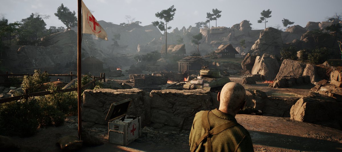 War is a messy setting, but little do they know about the editor. 💀

#Indiedev life do be like that sometimes. But must say, the hard work is paying off. What do you think? ❤️

#UE5 #GameDevelopment