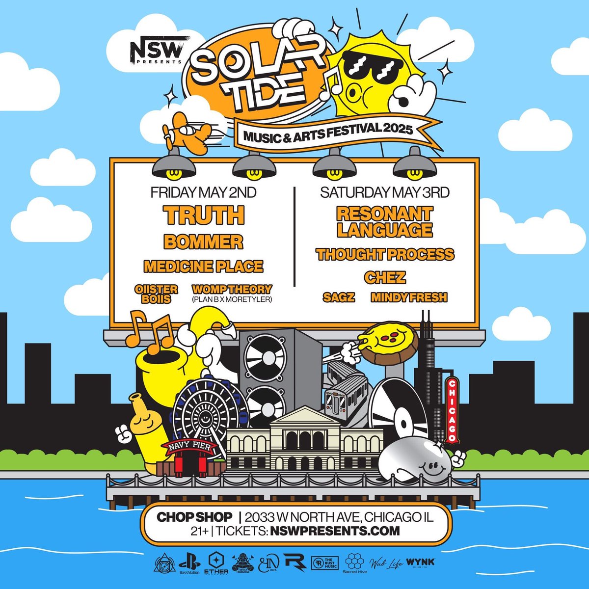 𝙏𝙃𝙄𝙎 𝙒𝙀𝙀𝙆𝙀𝙉𝘿 ❱❱ The tide has arrived! Join us as we take over the city for 2 nights of world-class music, art, and community! 🌞🌊

🎟️ to each night are 50% gone and moving fast - grab yours now, rally your friends, and let’s make some memories under the sun! 🪩