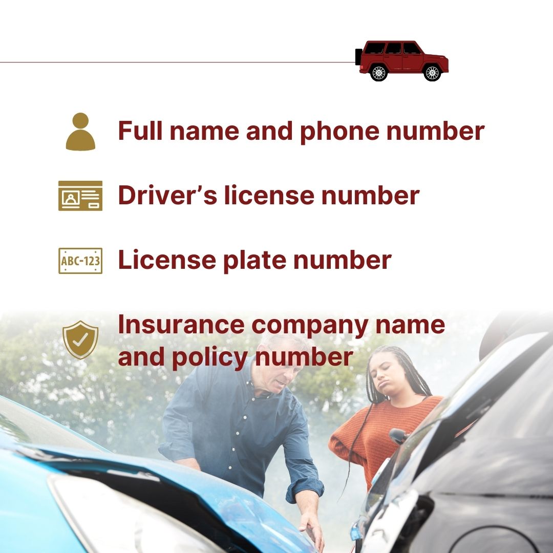 Being in an accident is stressful enough - knowing what information to collect shouldn't be. Save this post as a quick guide for what to gather if you're ever in a crash. Want more tips? 

Check out our full guide: bit.ly/4hRdKbu