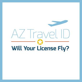 The federal requirement for domestic airline travelers to have a federally compliant form of identification begins May 7. Be sure to visit an MVD office or authorized third party location to get your Arizona Travel ID a few weeks before your next flight! azdot.gov/mvd/services/d…