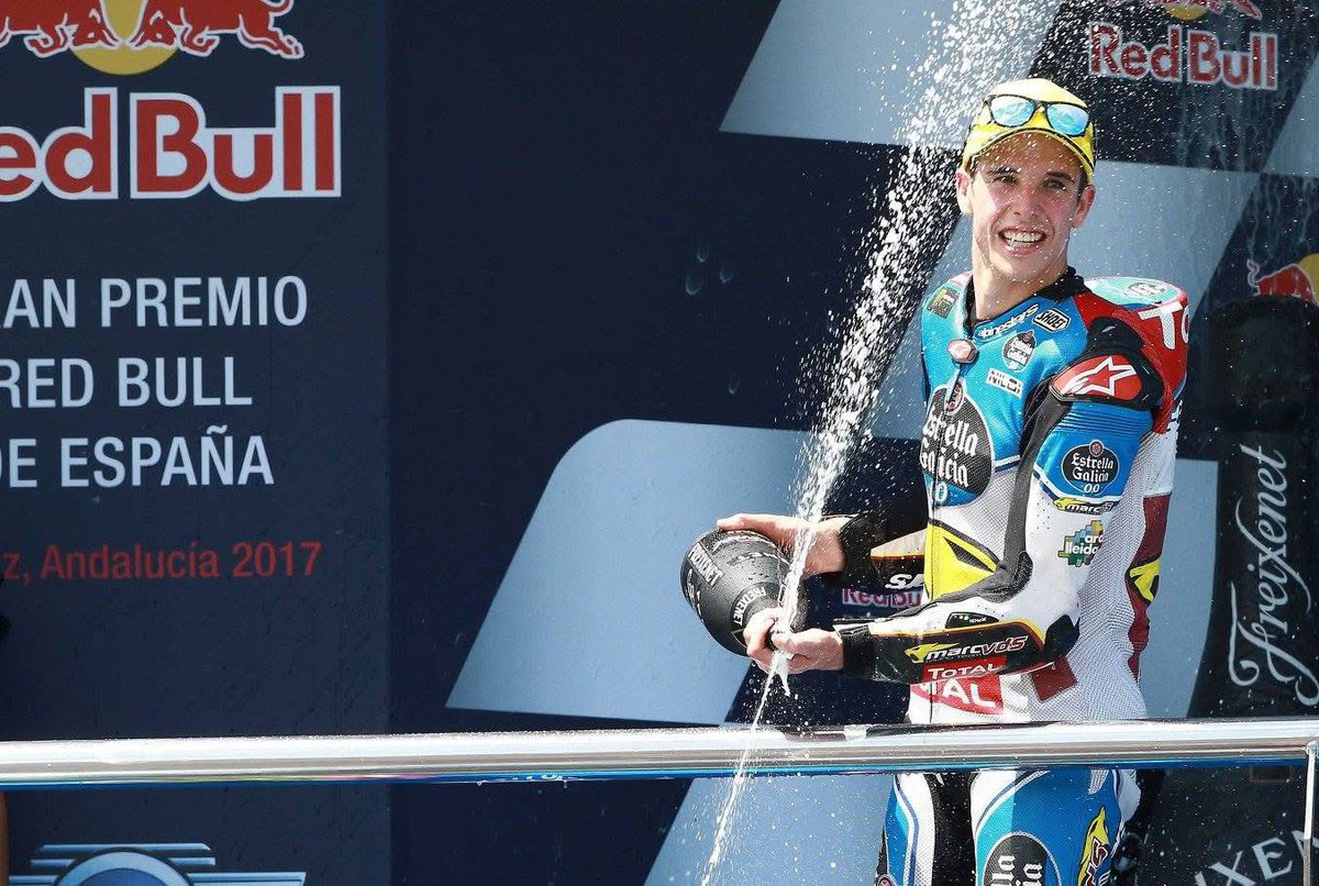 You never forget the first victories, much less when you achieve such a milestone at a circuit that means so much to you.
💙| <a href="/alexmarquez73/">Alex Márquez</a> 

#Jerez2025 #Jerez2017